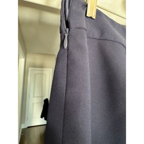 Talbots Women’s Navy Side-Zip Dress Pants Sz 6 Work Slacks Trousers Straight-Leg - Picture 3 of 4